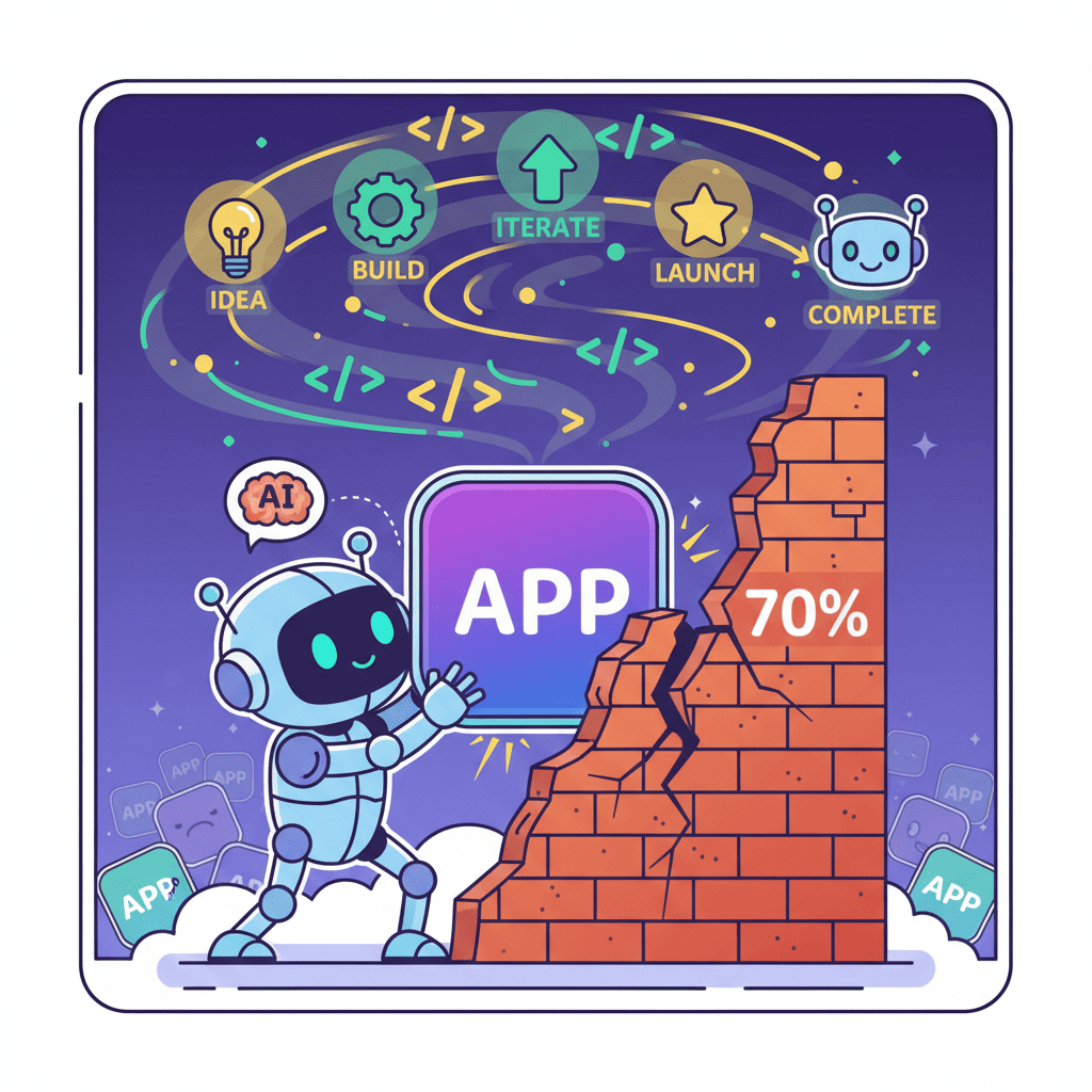 The 70% Wall: Why Your Vibe Project Is Stuck - Featured Image